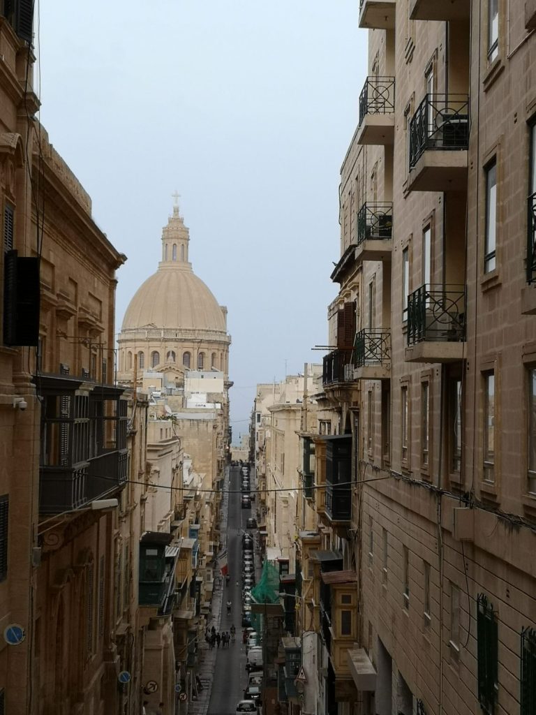 Na Malte: Dominantou Valletty je kopula kostola Panny Márie zo 16. storočia