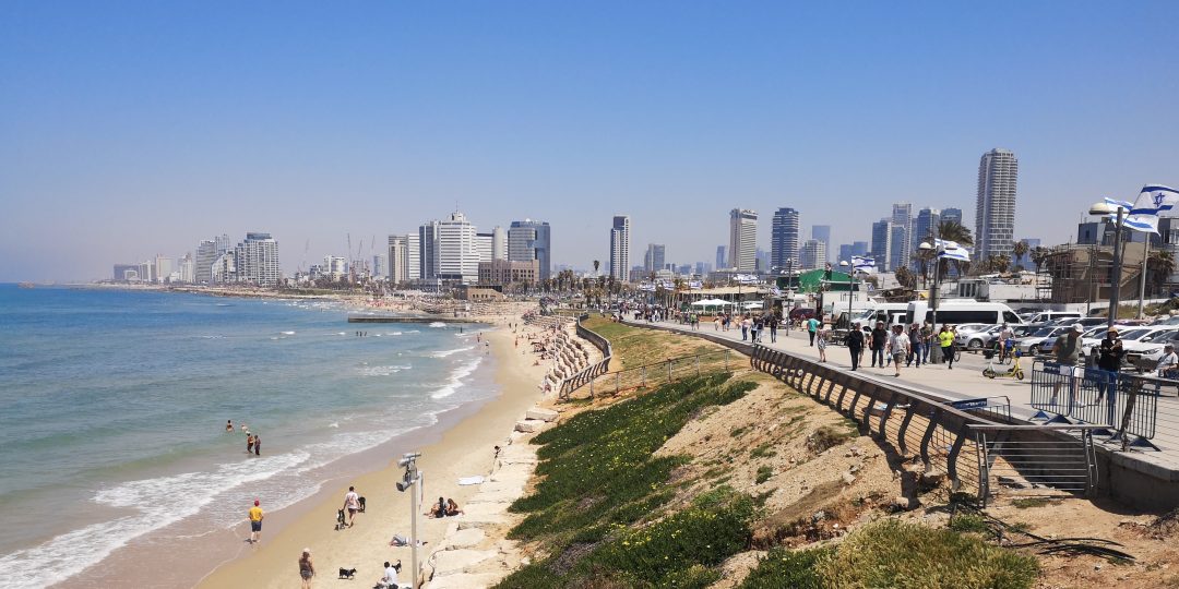 Pláže a panoráma Tel Avivu