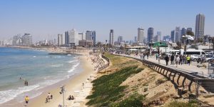 Pláže a panoráma Tel Avivu