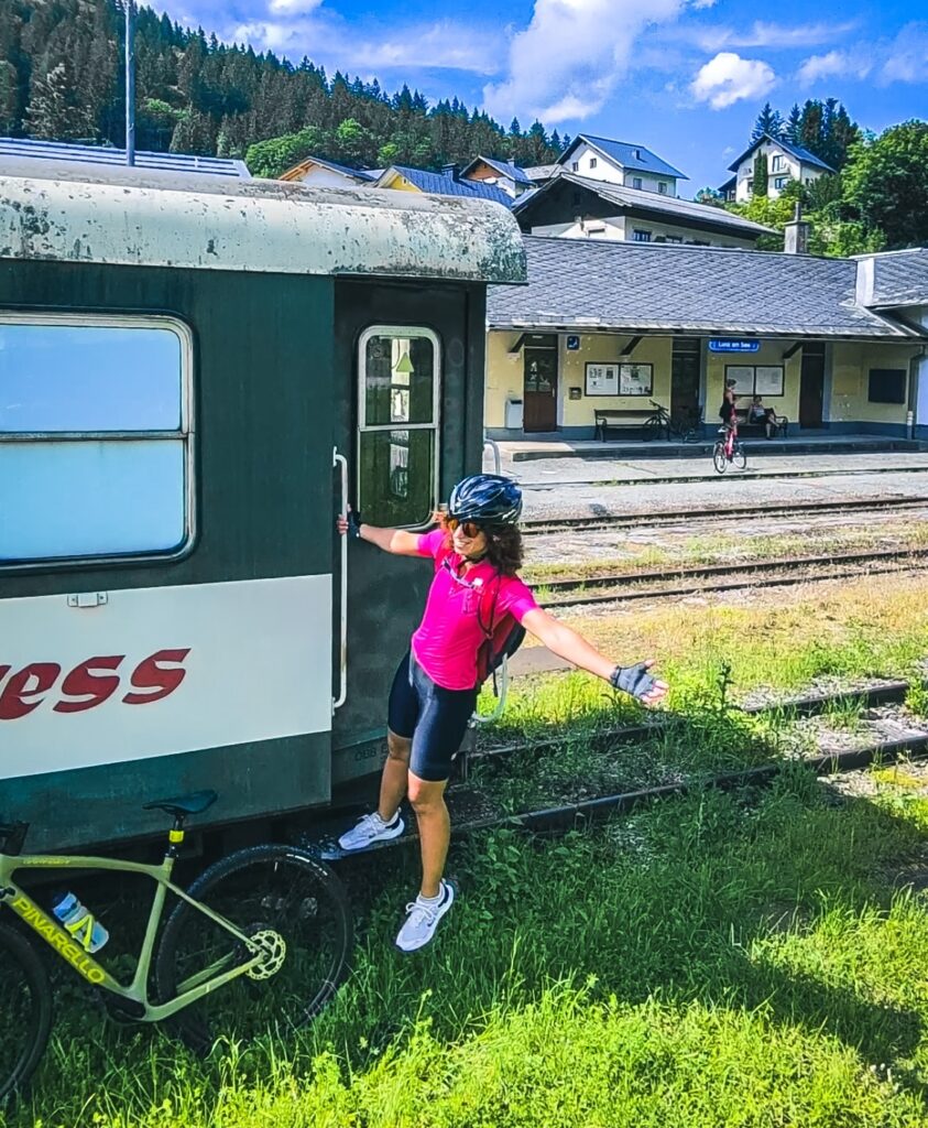 Ybbstalská cyklotrasa_vozeň Schafkäs-Express