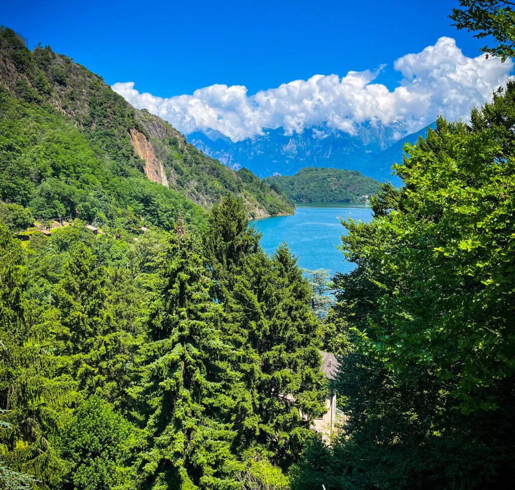 Severná časť jazera Lago di Como