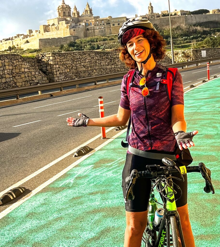 Malta na bicykli_cyklopruh do Mdiny