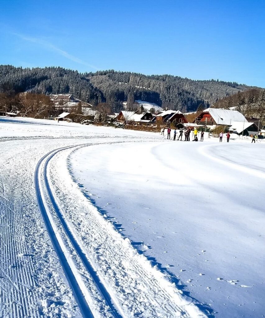 Bežkovanie v Beskydách_trate v Karloviciach