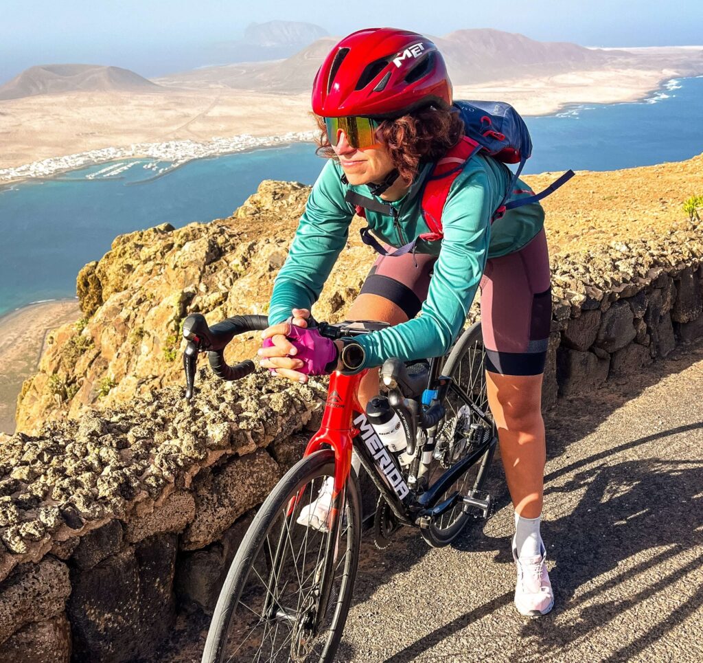 Výhľad s Mirador li Rio_Lanzarote na bicykli