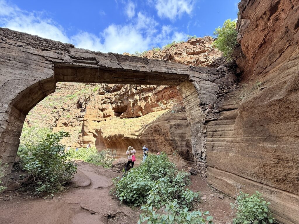 Gran Canaria na bicykli_prírodný kaňon Barranco de Las Vacas
