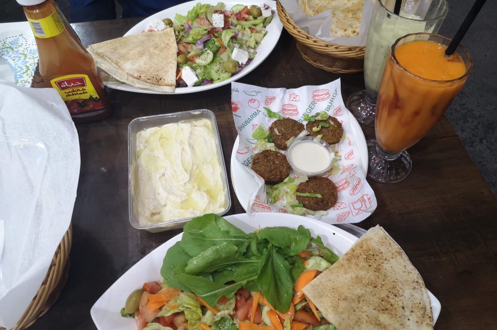 Tradičné arabské jedlo